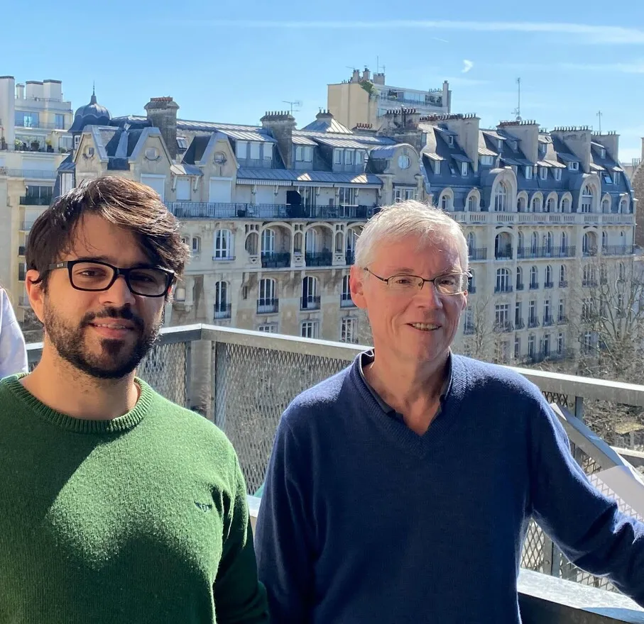 Grantee and host in Paris