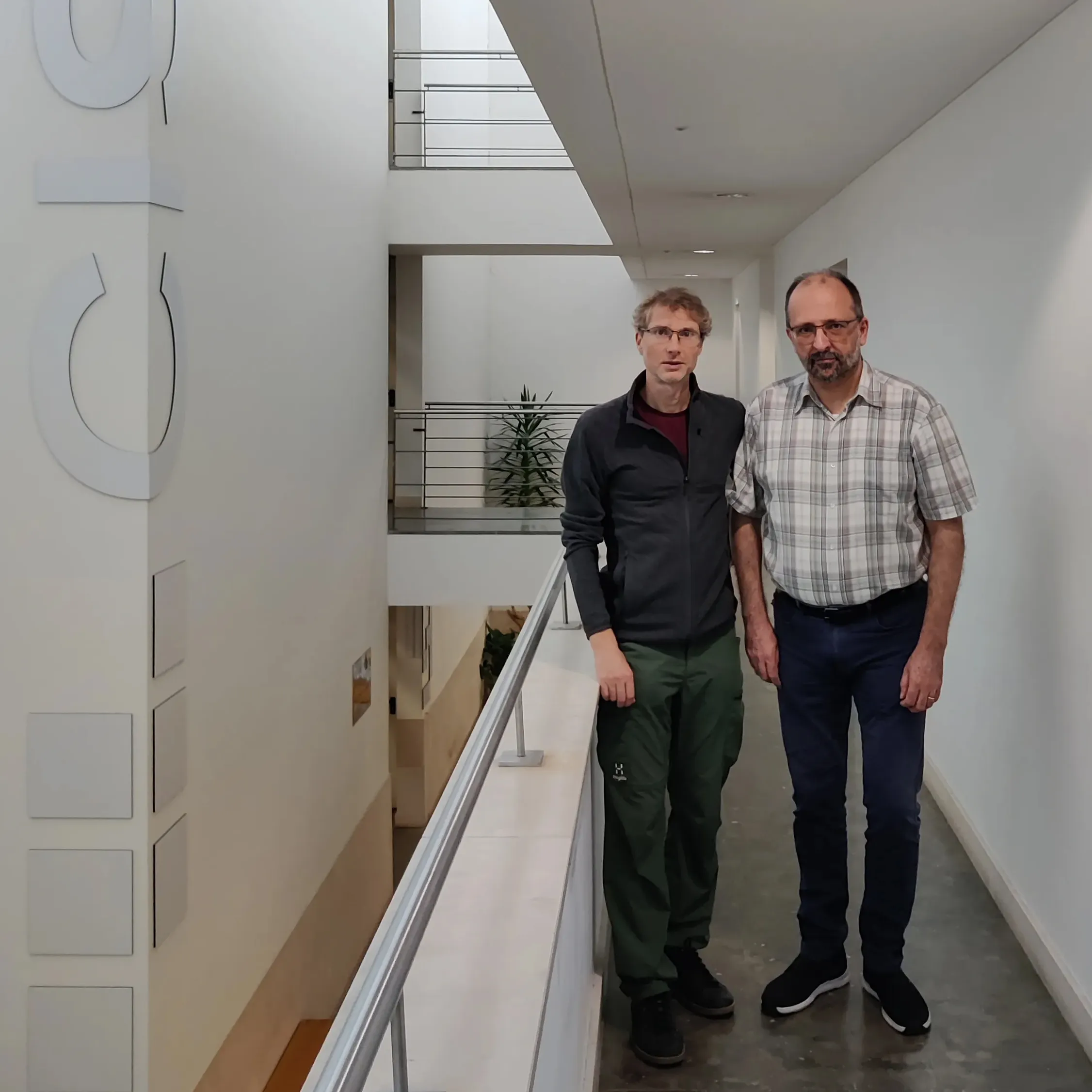 Grantee and host at the University of Coimbra